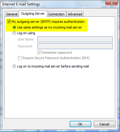 OutlookOutgoingServer